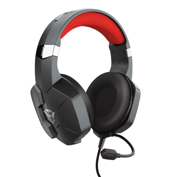 Trust GXT 323 Carus fekete gamer headset