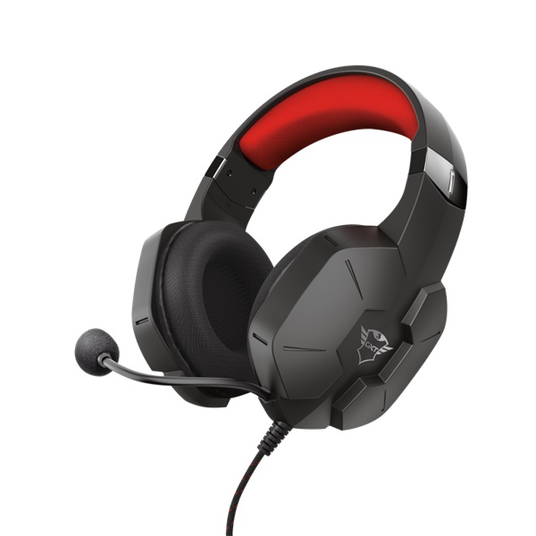 Trust GXT 323 Carus fekete gamer headset