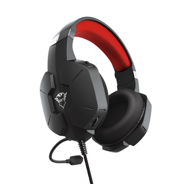 Trust GXT 323 Carus fekete gamer headset