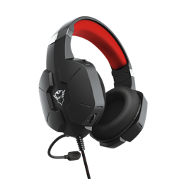 Trust GXT 323 Carus fekete gamer headset