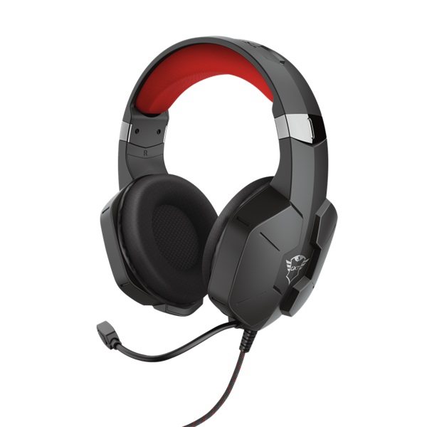 Trust GXT 323 Carus fekete gamer headset