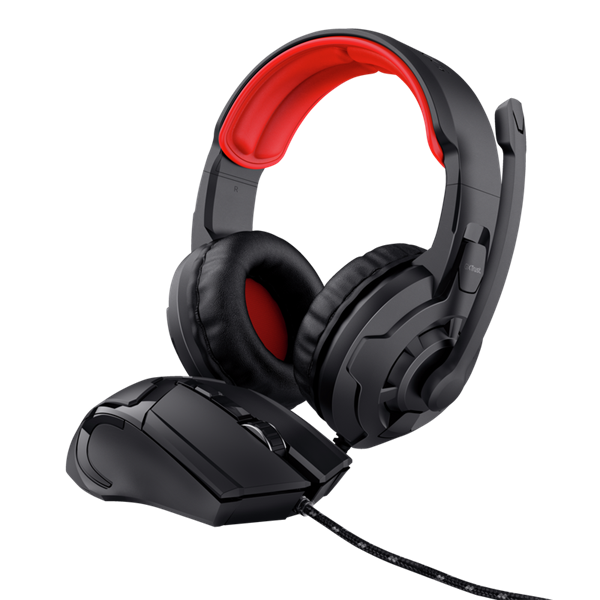 Trust GXT 785 Ravius 2in1 vezetékes gamer headset + vezetékes gamer egér