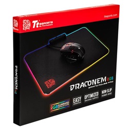 Ttesports Draconem RGB Hard Edition világító gamer egérpad