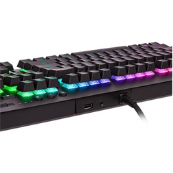 Ttesports Level 20 GT RGB (Cherry MX blue) US USB mechanikus gamer billentyűzet