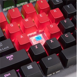 Ttesports Level 20 RGB Titanium (blue switch) US USB gamer billentyűzet