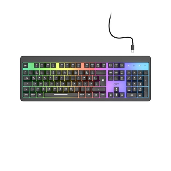 URAGE by Hama 13217831 EXODUS 215 RGB fekete gamer billentyűzet