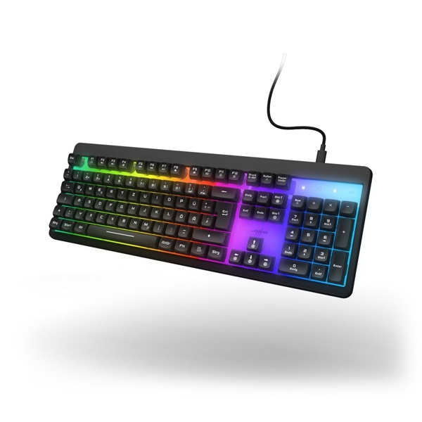 URAGE by Hama 13217831 EXODUS 215 RGB fekete gamer billentyűzet