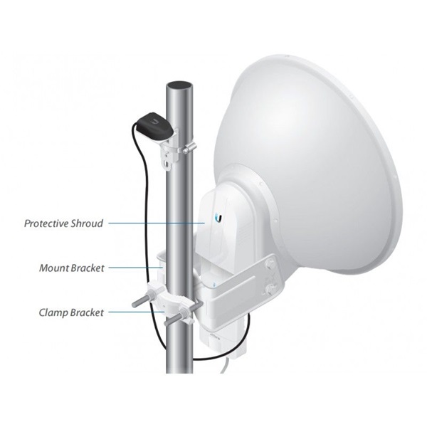 Ubiquiti 5GHz AirFiber Dish antenna, 23dBi, Slant 45