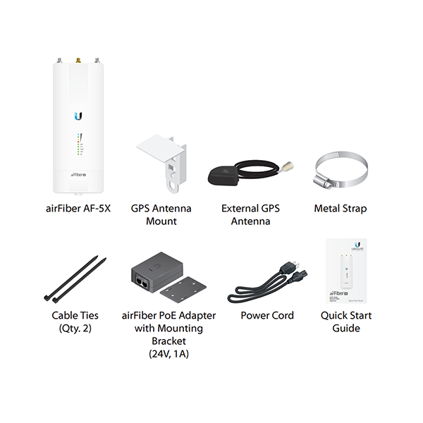 Ubiquiti AF-2X AirFiber 2,4GHz 500Mpbs+ Backhaul Radio