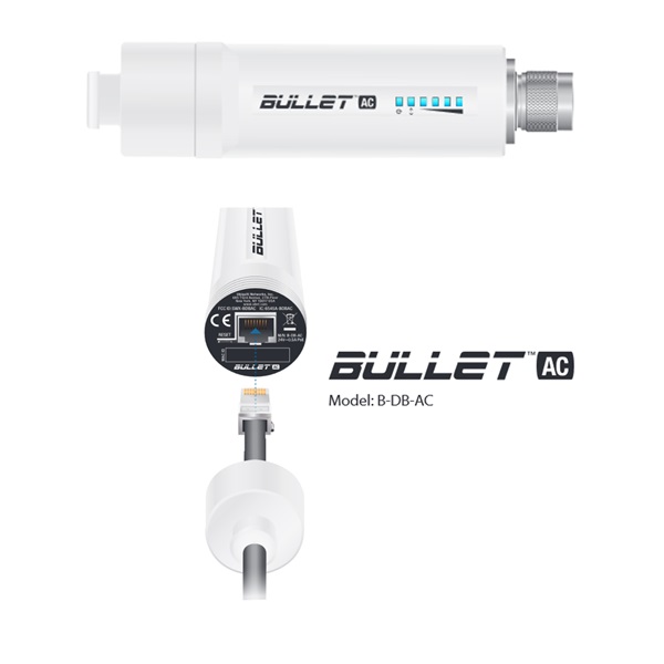 Ubiquiti B-DB-AC Bullet AC Dual Band kültéri rádió