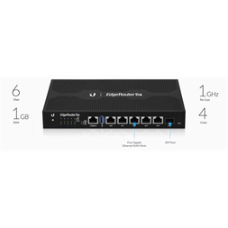 Ubiquiti EdgeRouter 5x GbE LAN PoE port 1x Gigabit SFP port