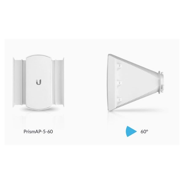 Ubiquiti PrismAP-5-60 5GHz 16dBi 60° tölcsér antenna