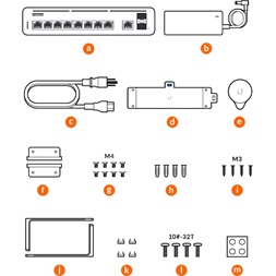 Ubiquiti UISP-Console 8xGbE LAN 1xGbE WAN 2x10G SFP+ port UISP Router