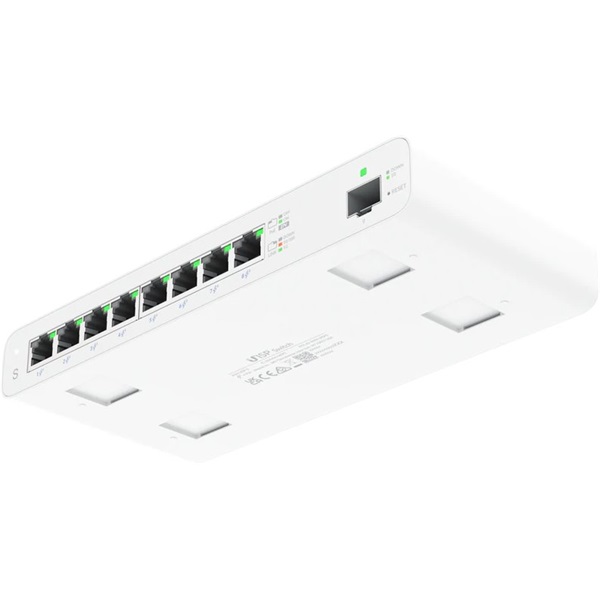 Ubiquiti UISP-S 8xGbE PoE LAN 1xSFP port L2 menedzselhető PoE switch