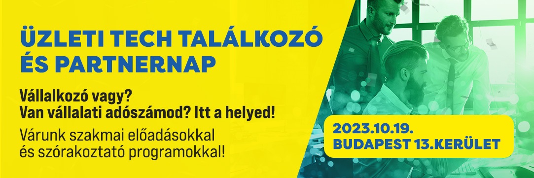 Üzleti tech találkozó és Partnernap