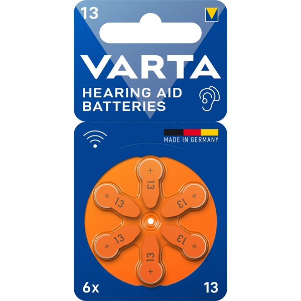 VARTA 24606101416 13 hallókészülék elem 6db/bliszter