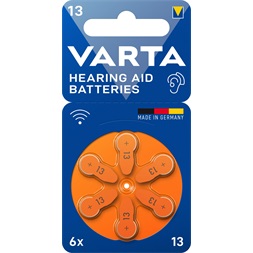 VARTA 24606101416 13 hallókészülék elem 6db/bliszter