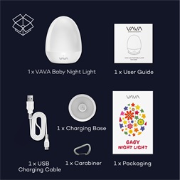 VAVA VA-CL006 tojás formájú LED lámpa