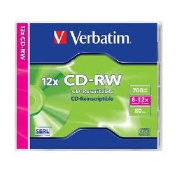 VERBATIM CDVU7010 CD-RW normál tokos CD lemez