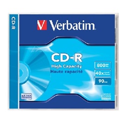 VERBATIM CDV8040 CD-R 90min normál tokos CD lemez