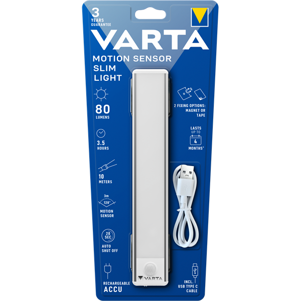 Varta 17624101401 Motion Sensor Slim Light mozgásérzékelős lámpa