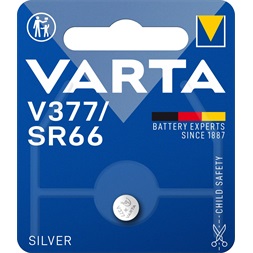 Varta 377101401 V377 (SR66) alkáli gombelem 1db/bliszter