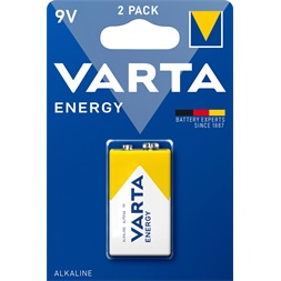 Varta 4122229411 Energy 9V (6RL61) alkáli elem 1db/bliszter