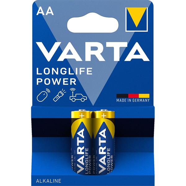 Varta 4906121412 Longlife Power AA (LR6) alkáli ceruza elem 2db/bliszter