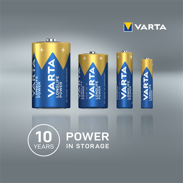 Varta 4914121412 Longlife Power C (LR14) alkáli baby elem 2db/bliszter