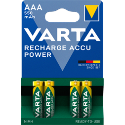 Varta 56743101404 Power AAA 550mAh mikro akkumulátor 4db/bliszter