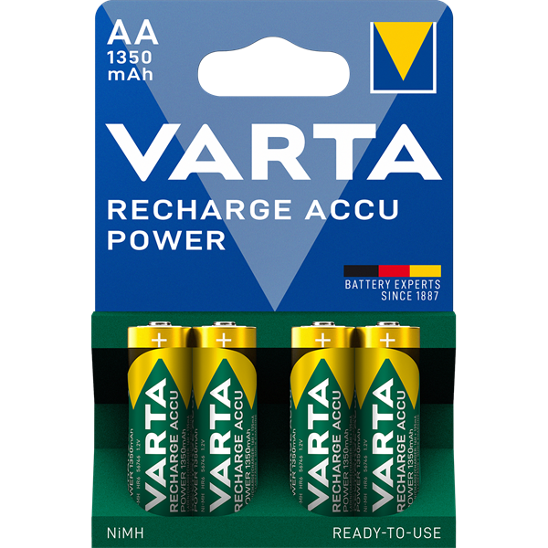 Varta 56746101404 Power AA 1350mAh ceruza akkumulátor 4db/bliszter