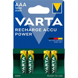 Varta 5703301404 Ready2Use AAA (HR03) 1000mAh akku 4db/bliszter