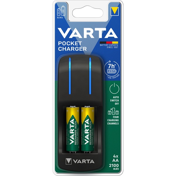 Varta 57642101451 Pocket Töltő+ 4x2100mAh akku