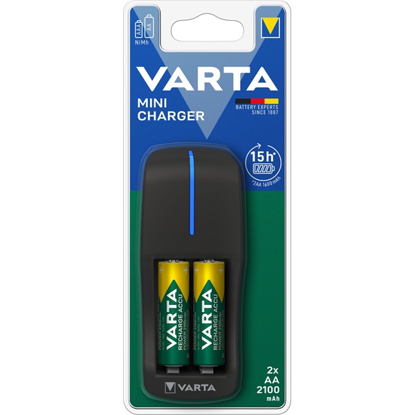 Varta 57646101451 Mini 2xAA 2100 mAh akkutöltő