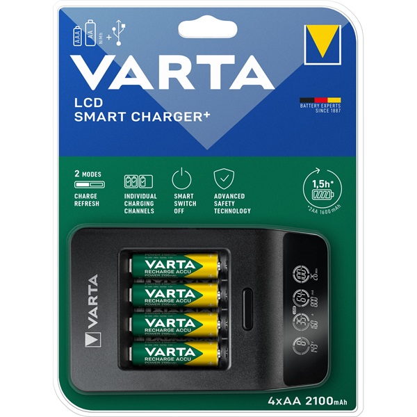 Varta 57684101441 LCD Smart Charger/4db/AA/2100mAh akku/akku töltő