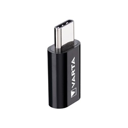 Varta 57945101401 microUSB - Type C fekete adapter