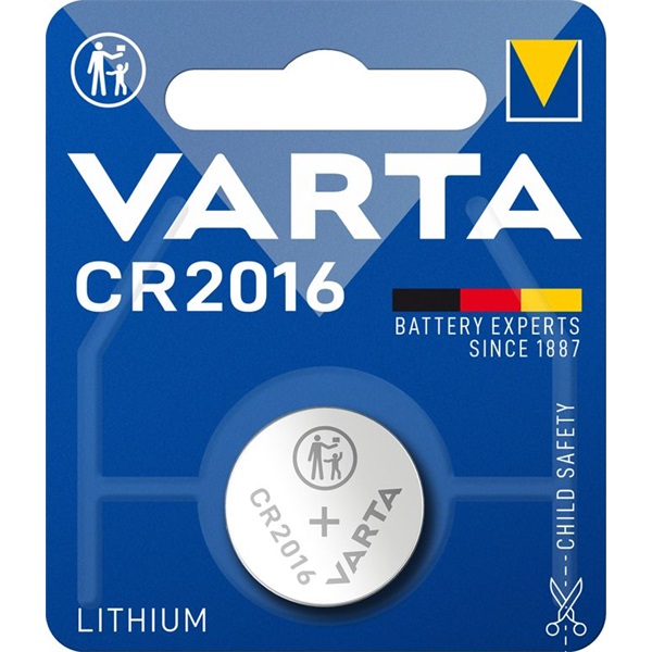 Varta 6016112401 CR2016 lítium gombelem 1db/bliszter