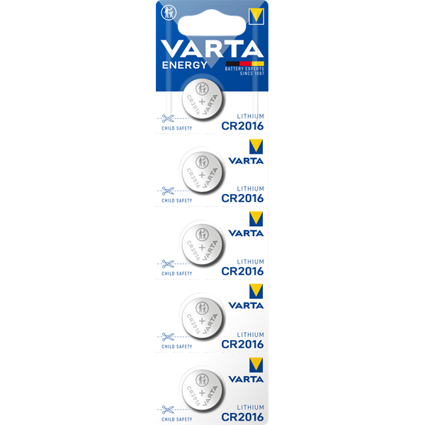 Varta 6016229405 Energy CR2016 lítium gombelem 5db/bliszter