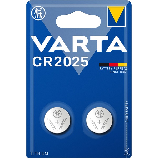 Varta 6025101402 CR2025 lithium gombelem 2db/bliszter