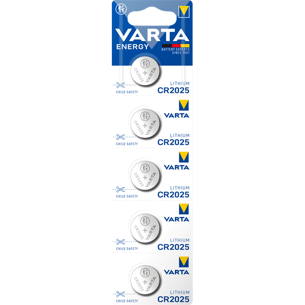 Varta 6025229405 Energy CR2025 lítium gombelem 5db/bliszter