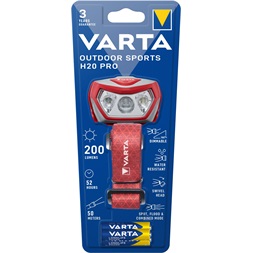 Varta Outdoor Sports H20 200lm fejlámpa