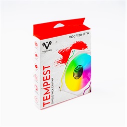 Ventaris VGCF120-1F-W Tempest RGB számítógép ventilátor fehér