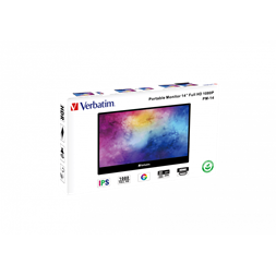 Verbatim 49590 14" PM-14 FHD IPS HDMI/USB-C fekete monitor