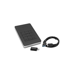 Verbatim 53401 1TB Store `n` Go Secure with Keypad Access külső winchester