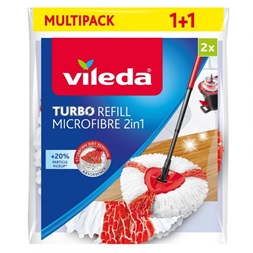 Vileda TURBO 2 az 1-ben tartalék multipack felmosófej szett