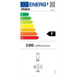 Vivax MF-45 egyajtós mini hűtőszekrény