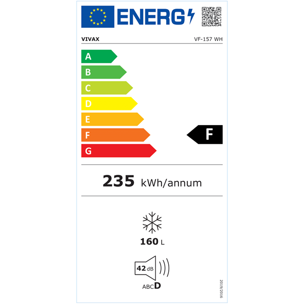 Vivax VF-157WH fagyasztószekrény