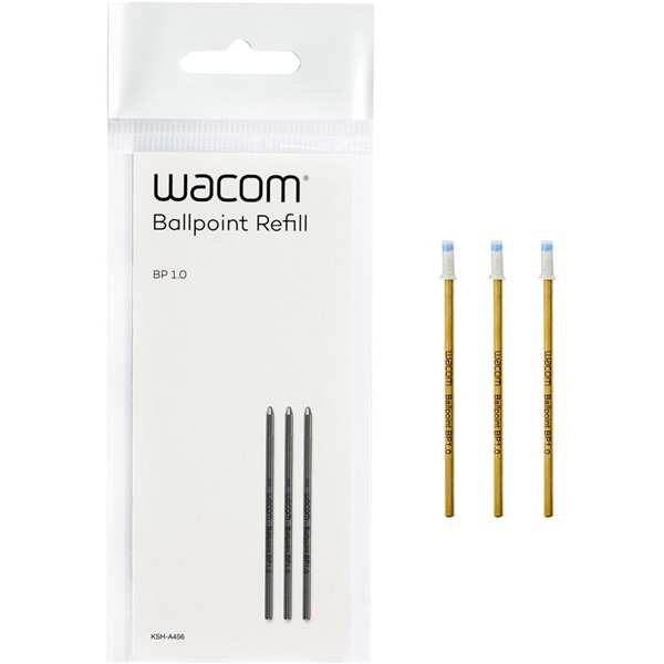 Wacom ACK22207 (Intuos Pro/Ballpoint Pen/Spark Pen) Ballpoint 1.0 Refill 3db-os fekete tinta szett