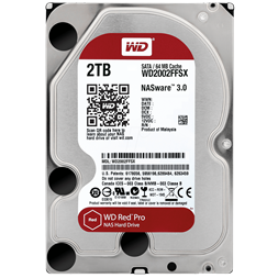 Western Digital 3,5" 2000GB belső SATAIII 7200RPM 64MB RED PRO WD2002FFSX winchester 5 év