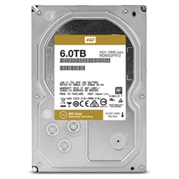 Western Digital 3,5" 6000GB belső SATAIII 7200RPM 128MB Gold WD6002FRYZ winchester